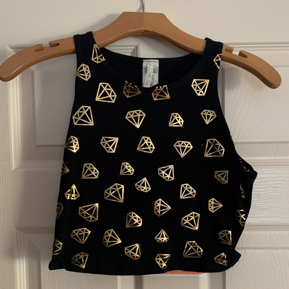 Diamond Tank Crop Top